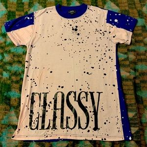 Classy & Hood Splatter 2-Tone Shirt